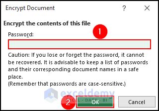 Unprotect Excel using built-in feature