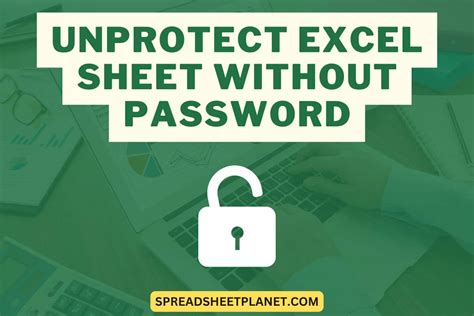 Unprotect Excel Sheet