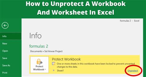 Unprotect Excel Sheet Online