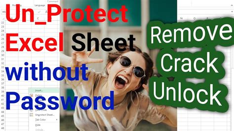 Unprotect Excel without password