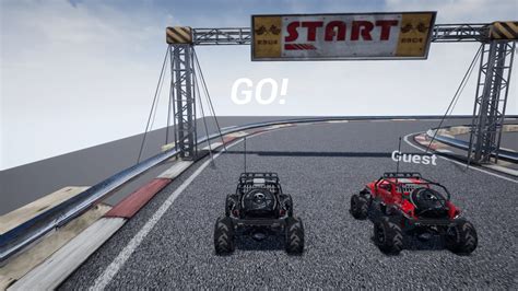 Unreal Engine Racing Game Template Multiplayer