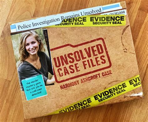 unsolved case files printables