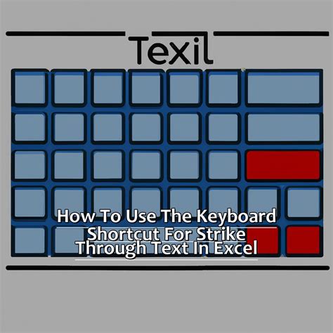 Using keyboard shortcut to unstrike text in Excel