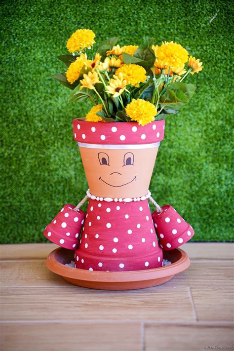 Upcycled flower pot