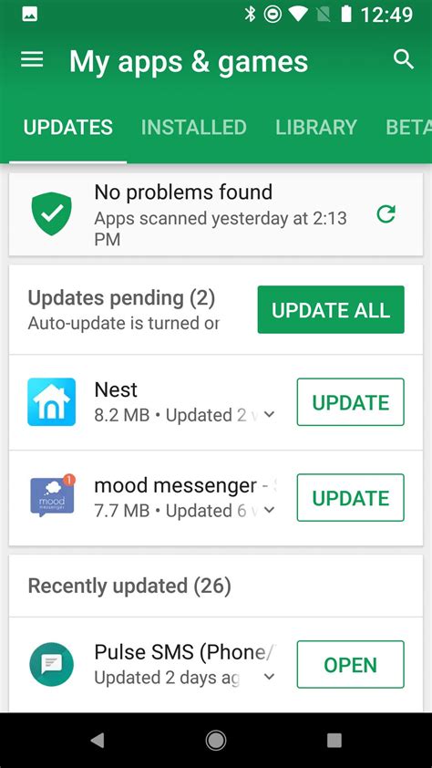 Update app