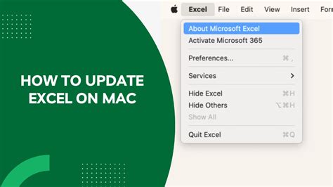 Update Excel on Mac