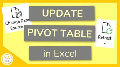 Update Pivot Table with Data Source Change