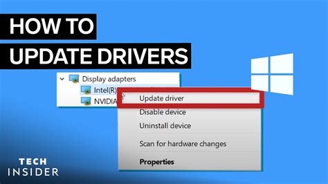 Image of driver update process