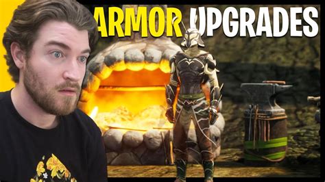 Upgrading armor with smithing template