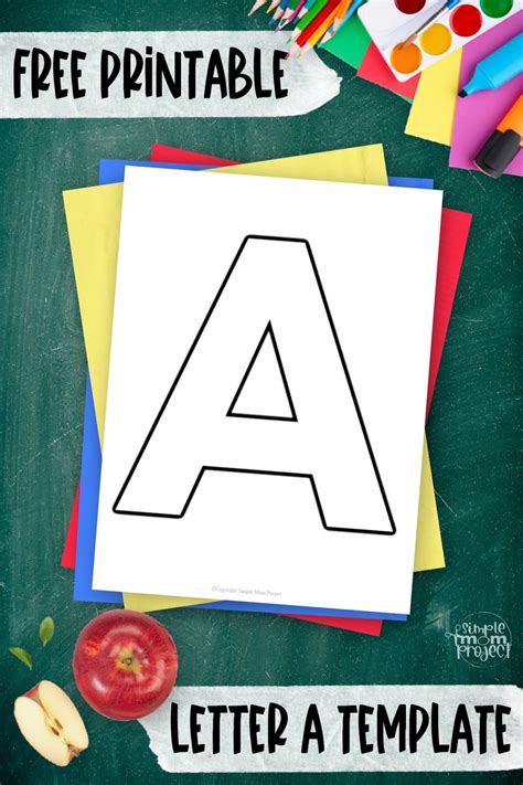 Uppercase Alphabet Templates for Personal Projects