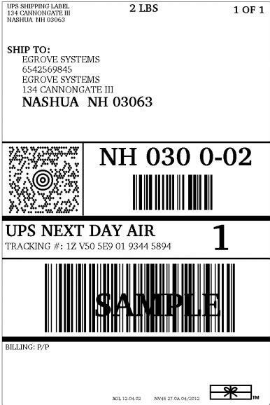 UPS Mailing Label Template Best Practices