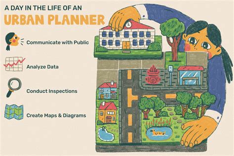 Urban planner working on a city development project