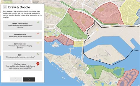 Urban planning map