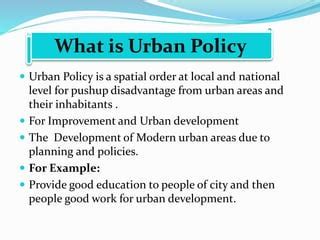 Urban planning and policy career path