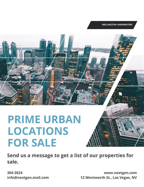 Urban and Trendy Real Estate Flyer Template