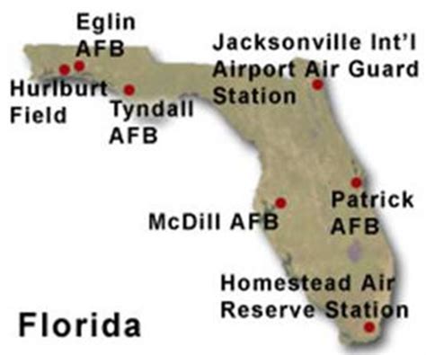 US Air Force Bases in Florida