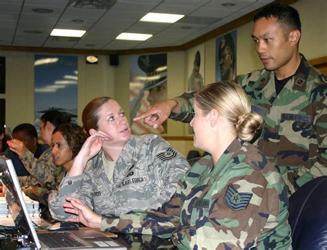 US Air Force personnel at work