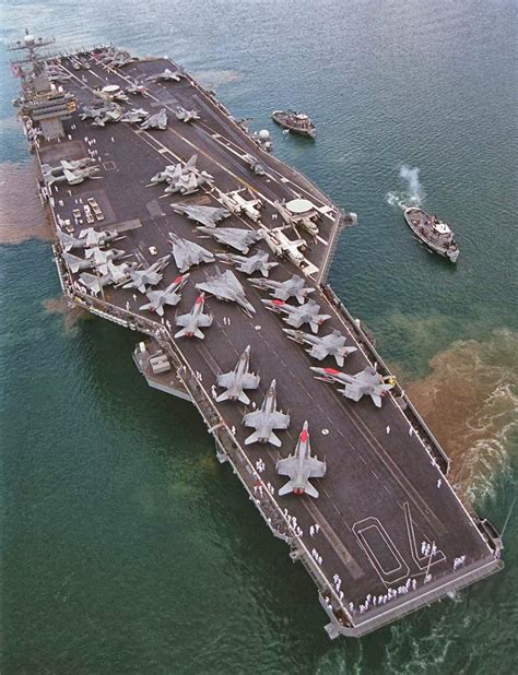 US Aircraft Carrier 70 Flight Deck