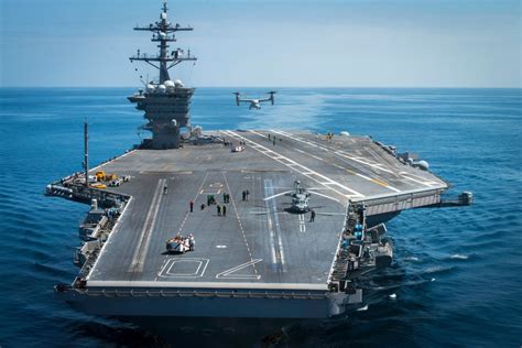 US Aircraft Carrier 70 Flight Deck