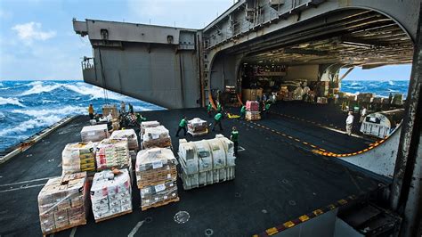 US Aircraft Carrier 70 Hangar Bay