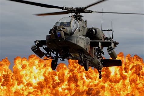 US Armed Forces Helicopter in Action