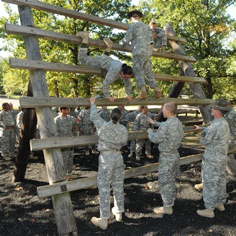 US Army Basic Training Recruits in Formation