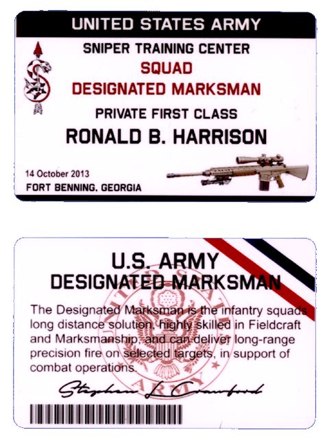 US Army Designated Marksman Training