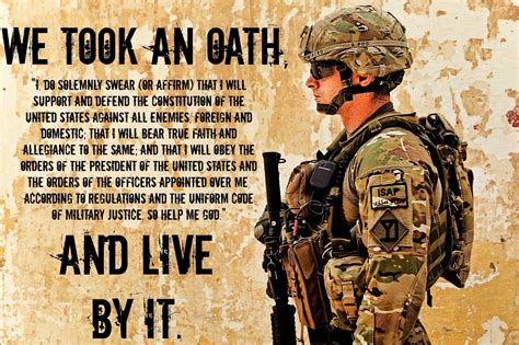 US Army Enlisted Oath Challenges