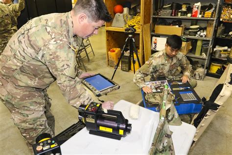 US Army EOD technicians in action