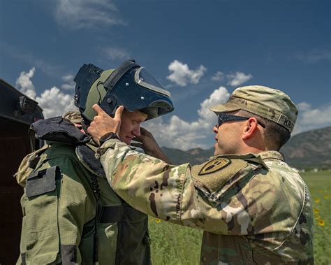 US Army EOD technicians at work