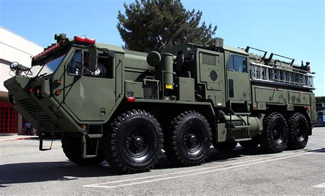 US Army firefighter vehicle