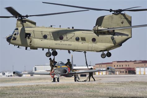 A US Army helicopter in flight