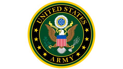 U.S. Army Logo PNG with Blue Background