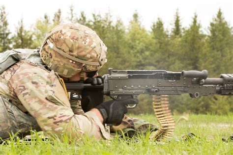 US Army machine gun maintenance