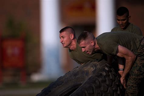 US Army and Marine Corps recruits in training