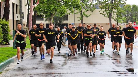 US Army Training Physical Training