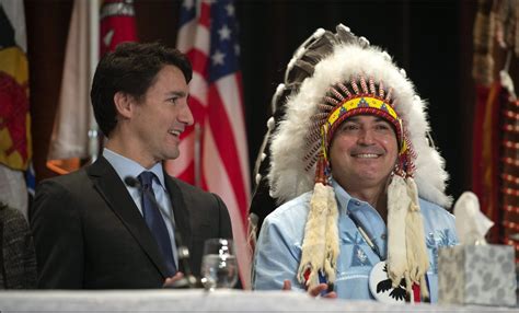 A photo of US-Canada indigenous relations