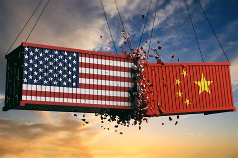 US-China Conflict concept