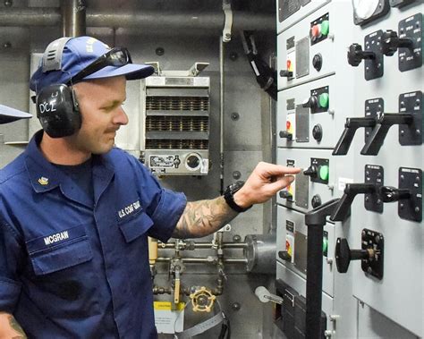 US Coast Guard Damage Controlman in action