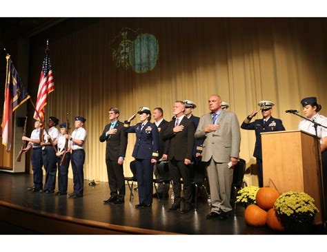 USCG JROTC Cadets Receiving Awards