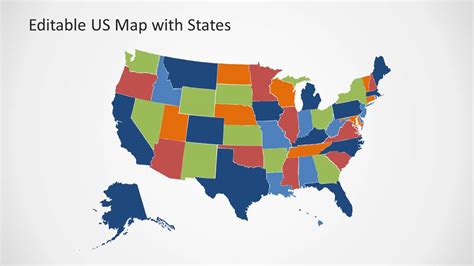 US Map PowerPoint Template 10