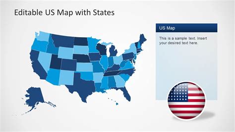 US Map PowerPoint Template 2