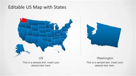 US Map PowerPoint Template 5