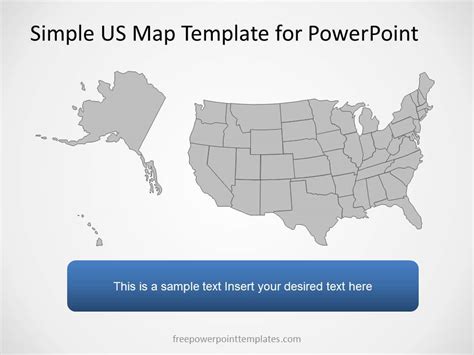 US Map PowerPoint Template 9