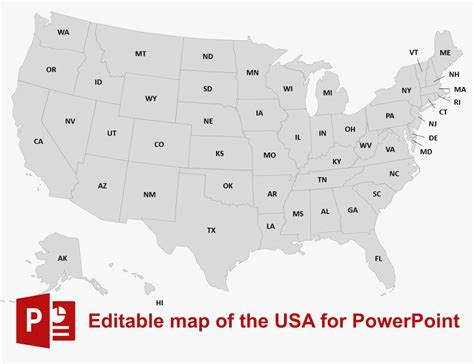 A US map template