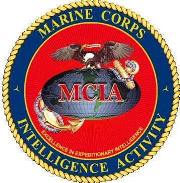 US Marine Corps Intelligence Agency analysts at work