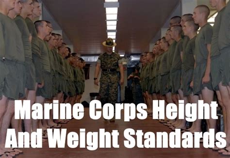 US Marine Corps Weight Requirements Image 10