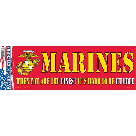 US Marines Bumper Stickers Gallery