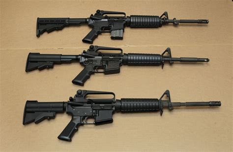 US Military and AR-15 Rifle