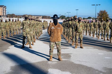 Soldiers training at a US military base